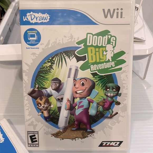 Wii U Draw Game Tablet & 3 U Draw Games: U Draw Studio, Pictionary, Doods BIG Ad - Picture 10 of 15